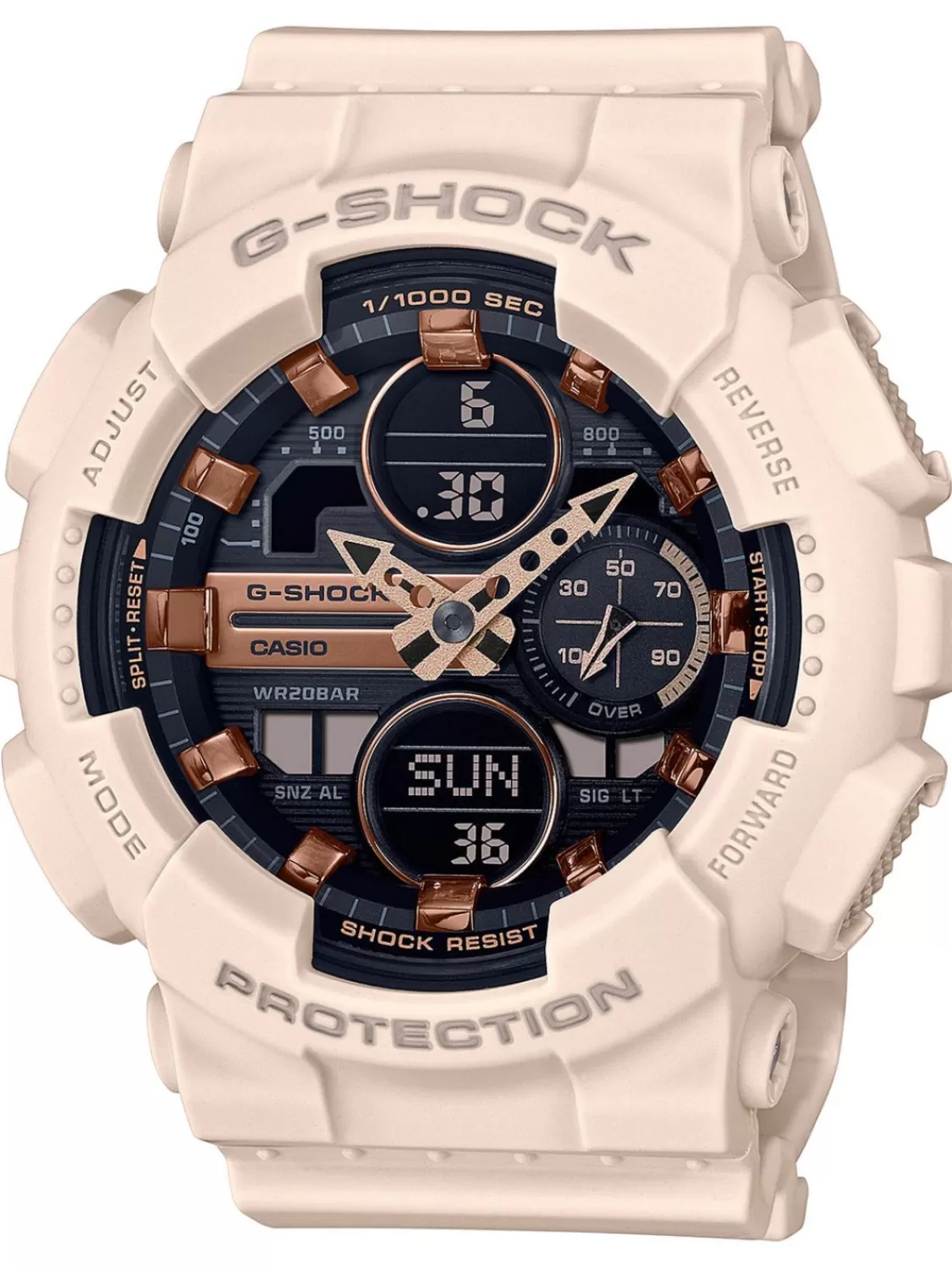 Casio G-Shock Damen-Digitaluhr Beige | Damenuhren