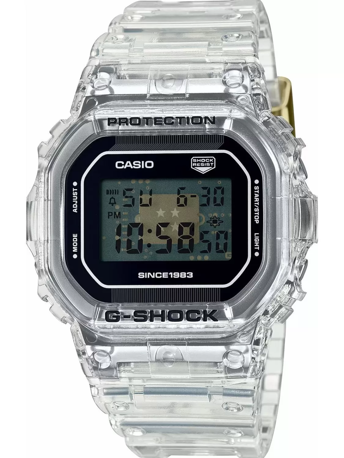 Casio G-Shock Digitaluhr 40Th Anniversary Clear Remix | Herrenuhren