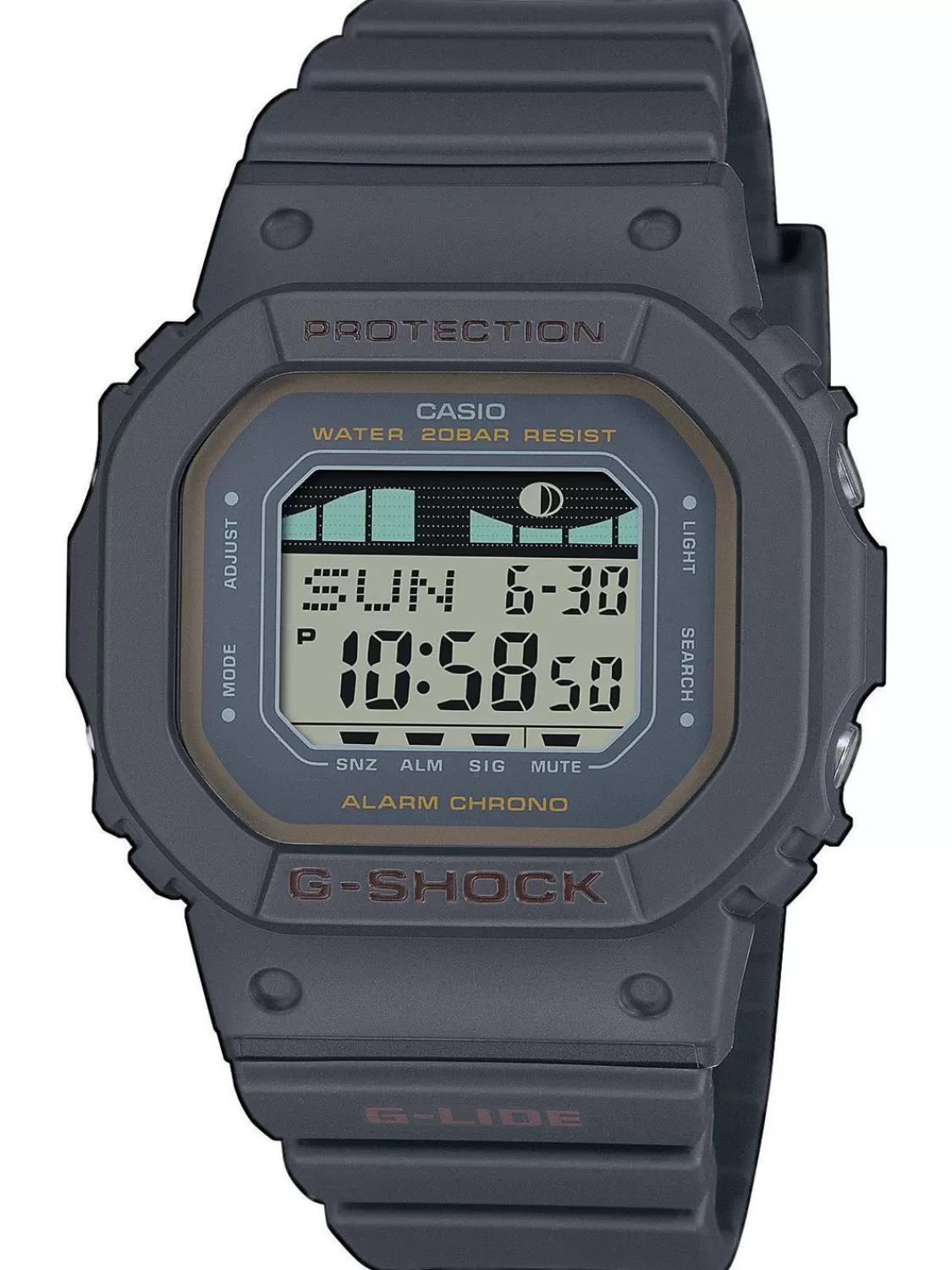 Casio G-Shock G-Lide Damenuhr Dunkelgrau | Damenuhren