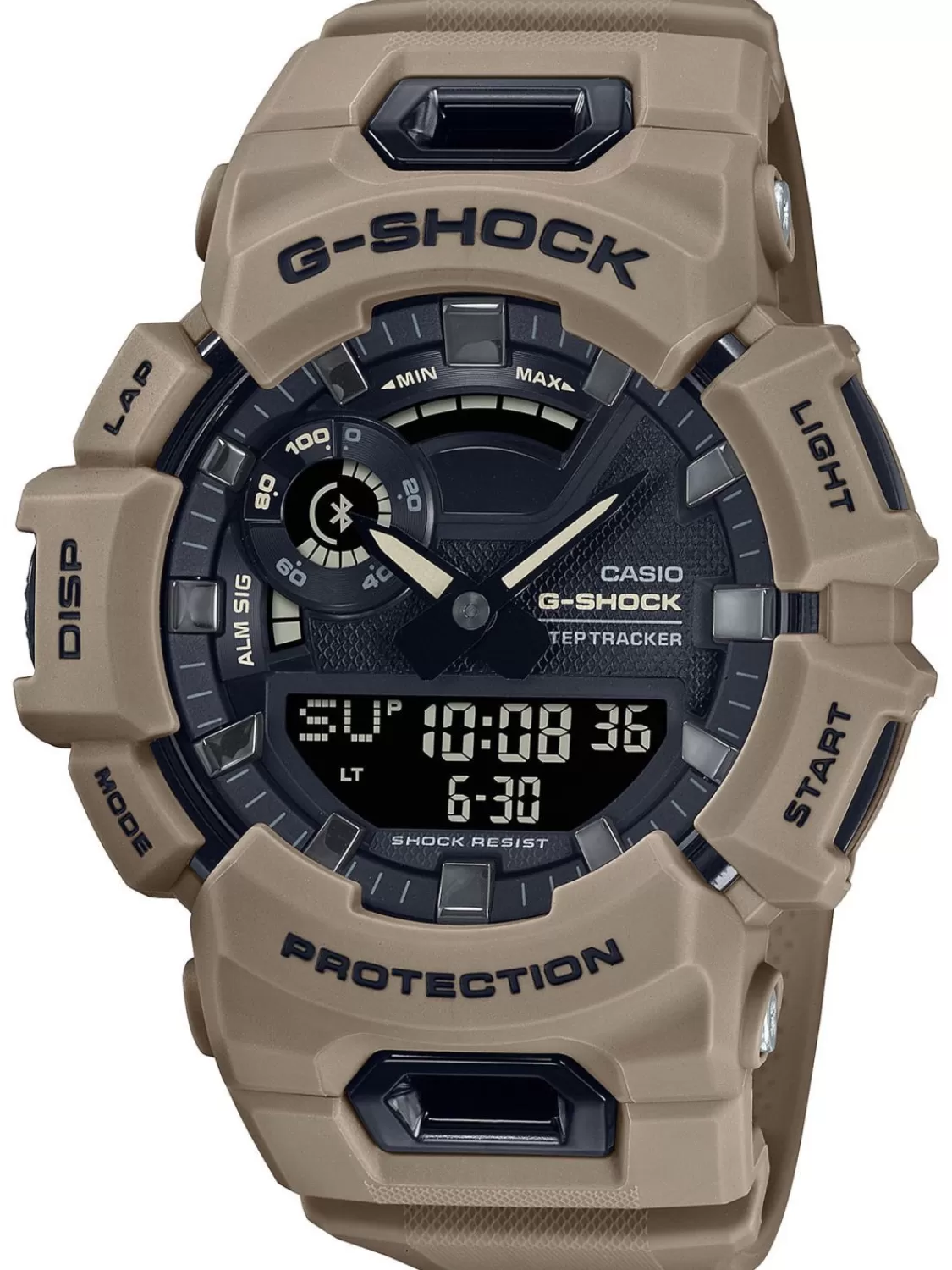 Casio G-Shock G-Squad Anadigi Herrenuhr Beige | Herrenuhren