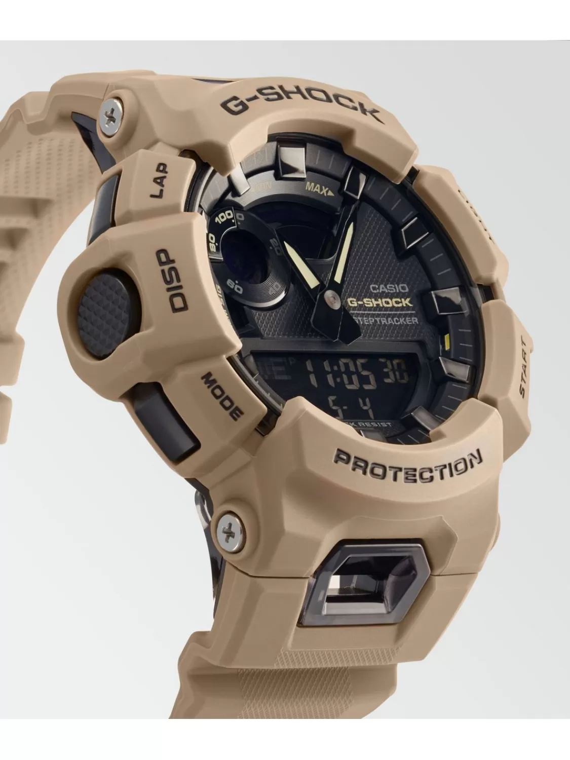 Casio G-Shock G-Squad Anadigi Herrenuhr Beige | Herrenuhren