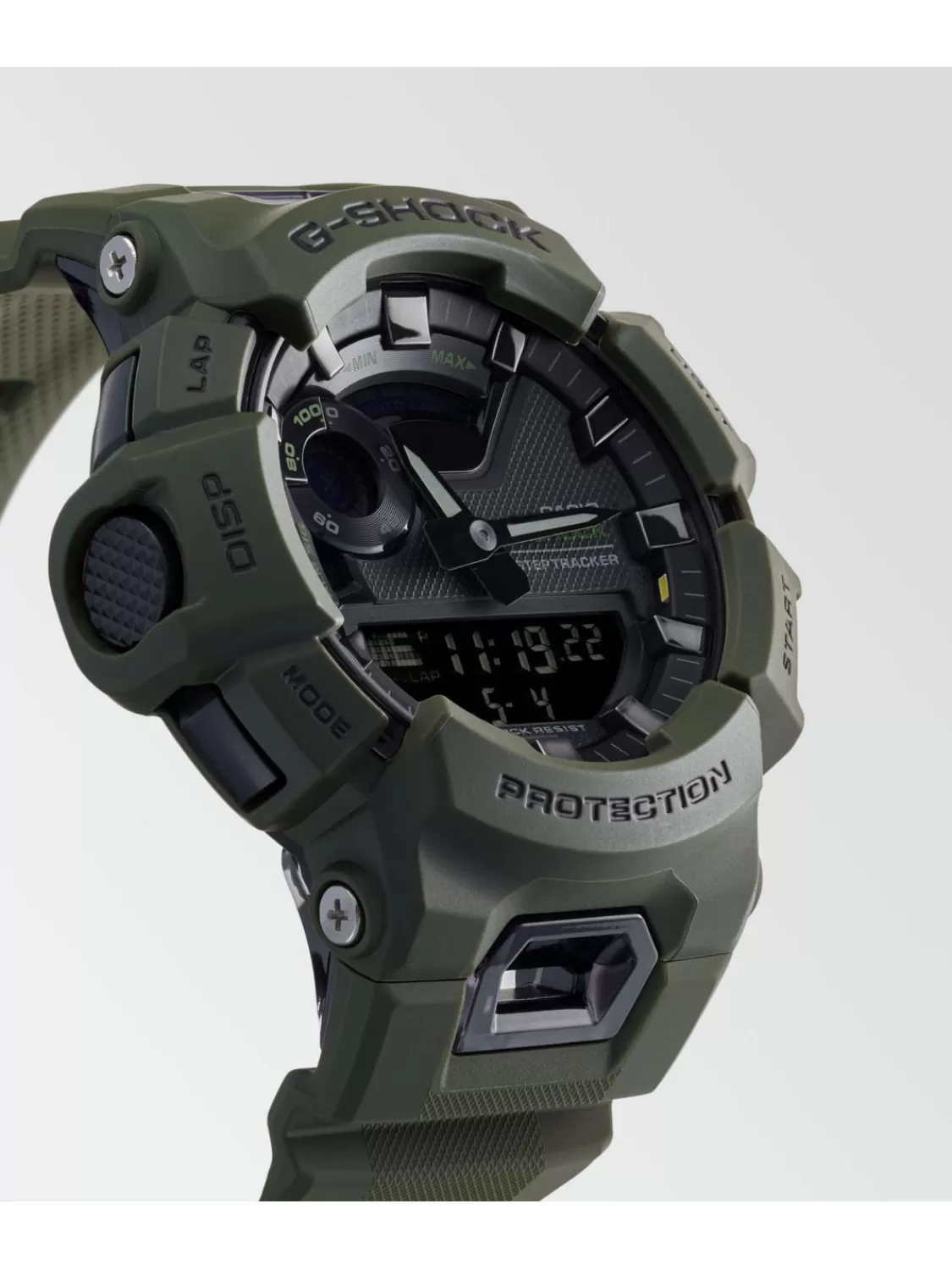 Casio G-Shock G-Squad Anadigi Herrenuhr Khaki | Herrenuhren