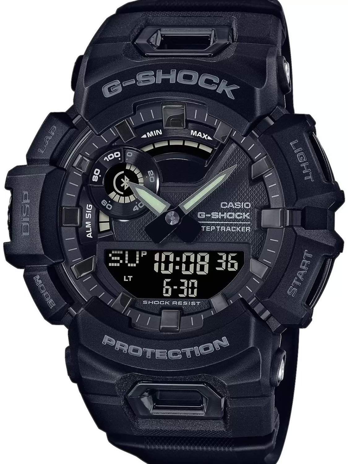 Casio G-Shock G-Squad Anadigi Herrenuhr Schwarz | Herrenuhren