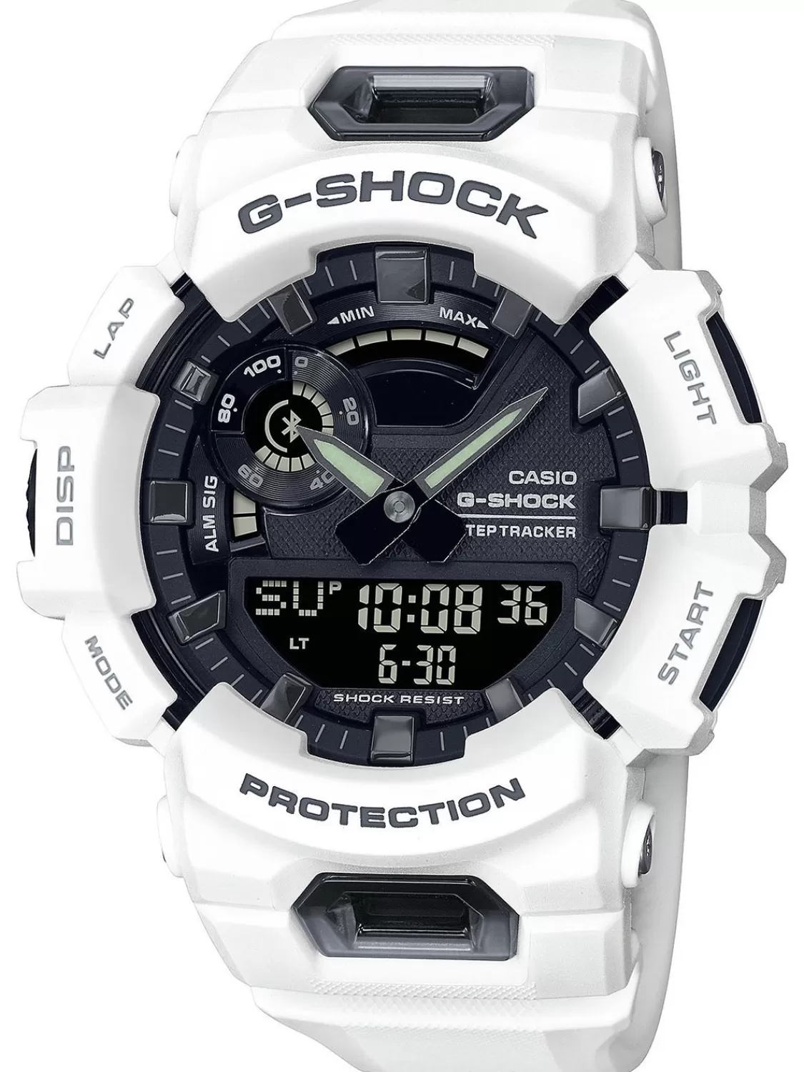 Casio G-Shock G-Squad Anadigi Herrenuhr Weis | Herrenuhren