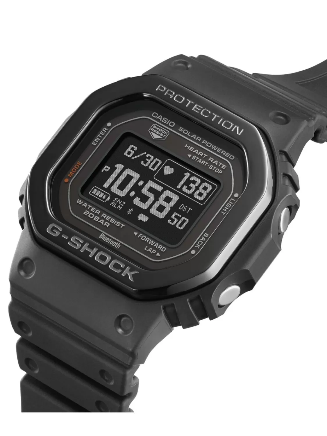 Casio G-Shock G-Squad Digital-Solaruhr Schwarz | Herrenuhren