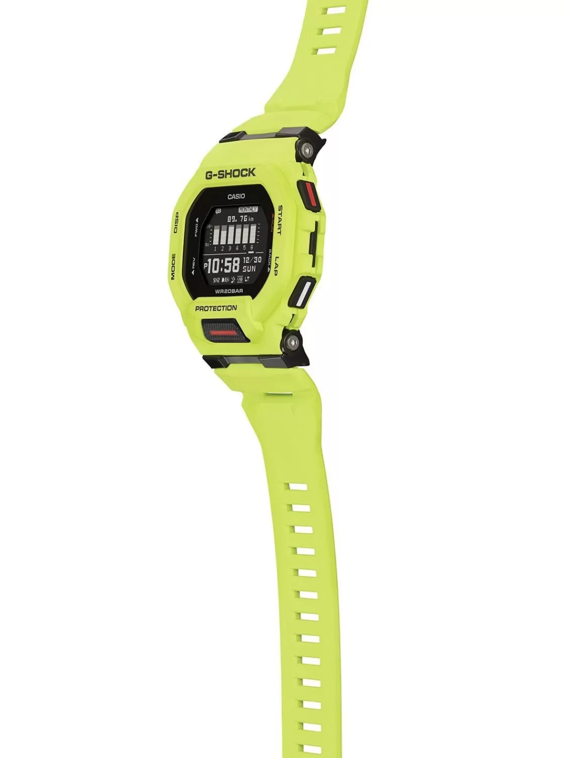 Casio G-Shock G-Squad Digitaluhr Bluetooth Neongelb | Herrenuhren