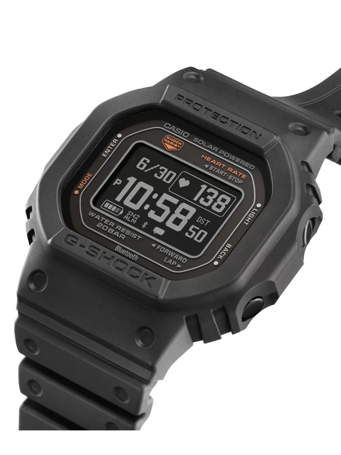 Casio G-Shock G-Squad Digitaluhr Solar Schwarz | Herrenuhren