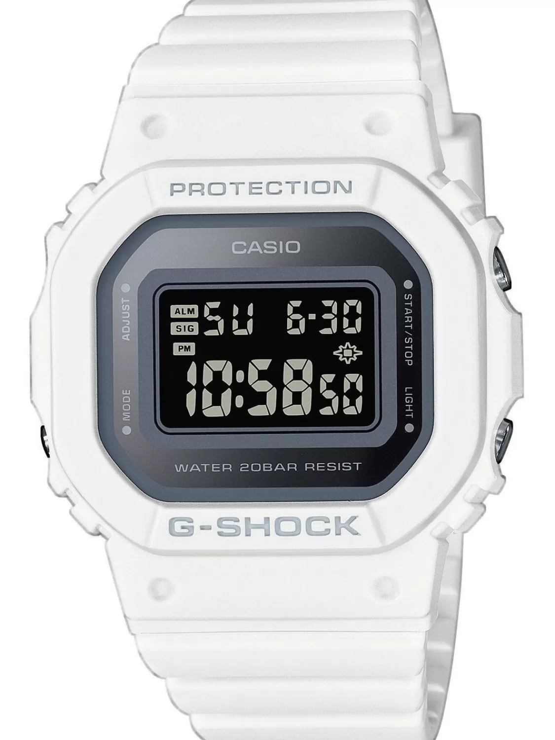 Casio G-Shock Origin Digital-Uhr Weis/Schwarz | Herrenuhren