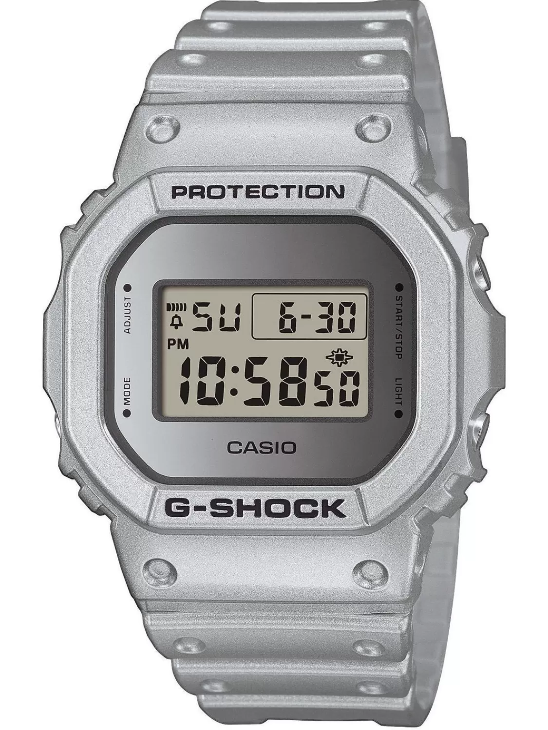 Casio G-Shock The Origin Digitaluhr Silberfarben | Herrenuhren