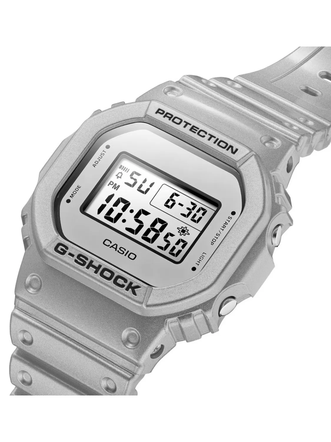 Casio G-Shock The Origin Digitaluhr Silberfarben | Herrenuhren