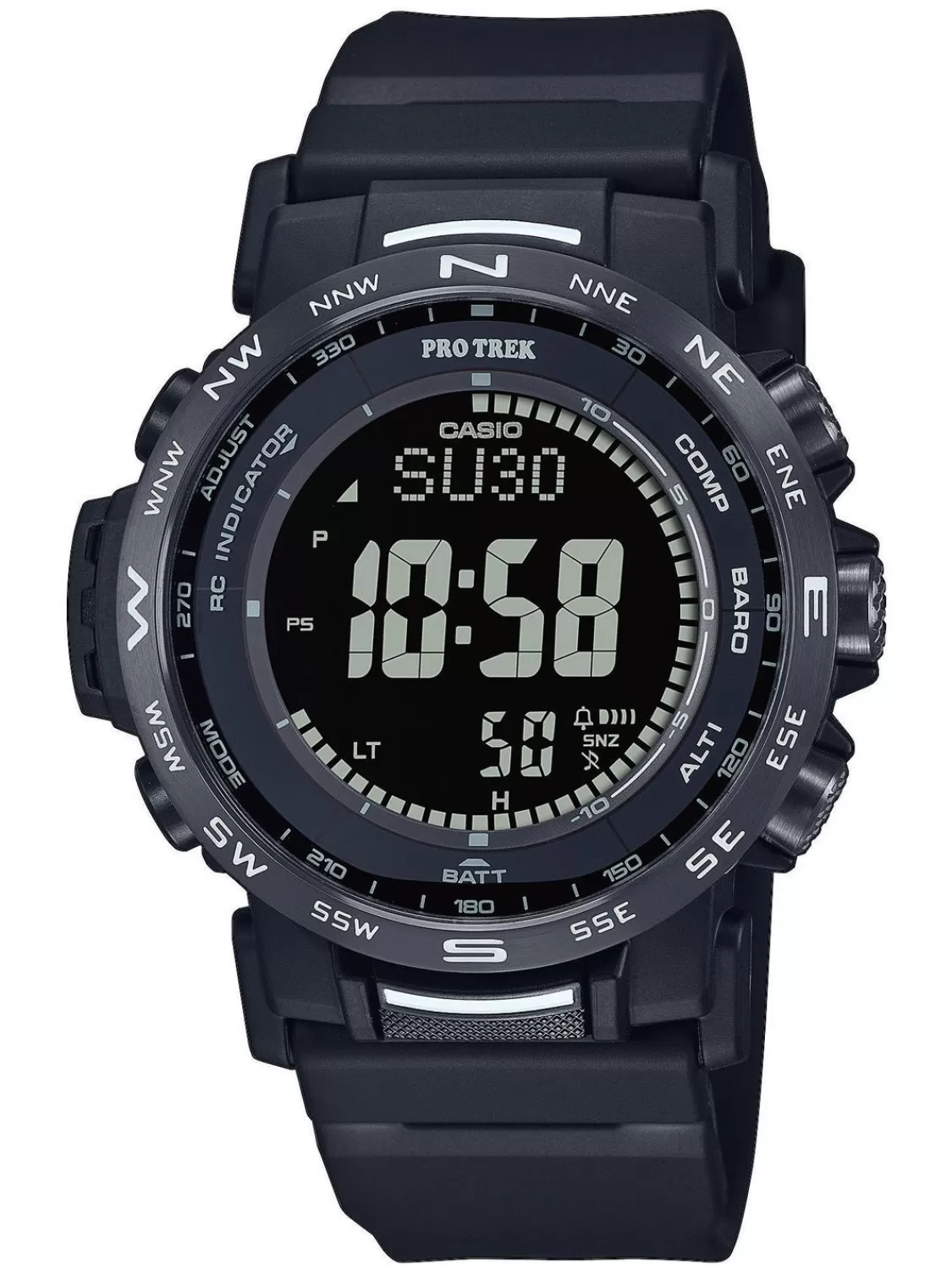 Casio Pro Trek Outdoor Herrenuhr Funk/Solar Schwarz | Herrenuhren