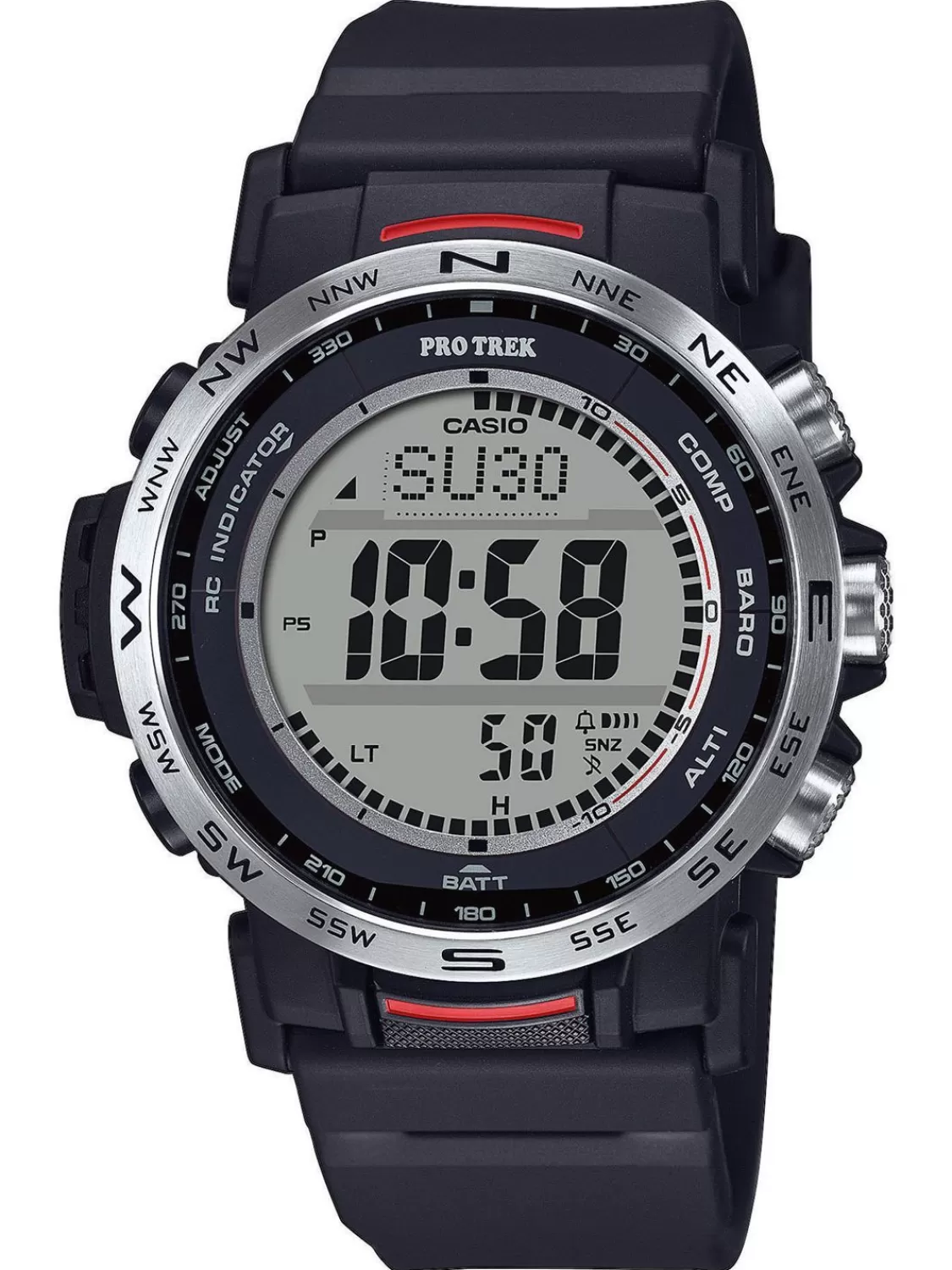 Casio Pro Trek Outdoor Herrenuhr Funk/Solar Schwarz | Herrenuhren