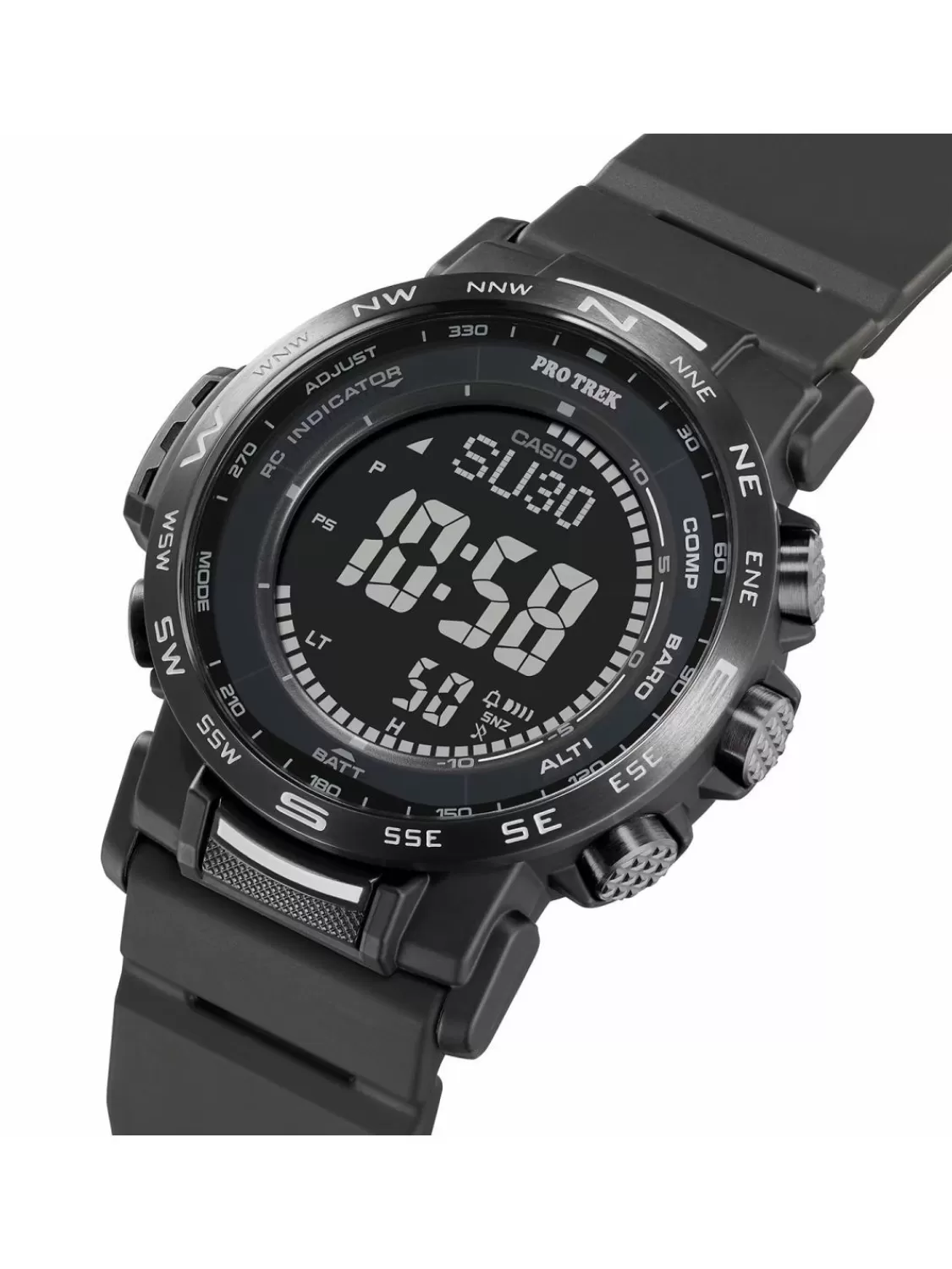 Casio Pro Trek Outdoor Herrenuhr Funk/Solar Schwarz | Herrenuhren