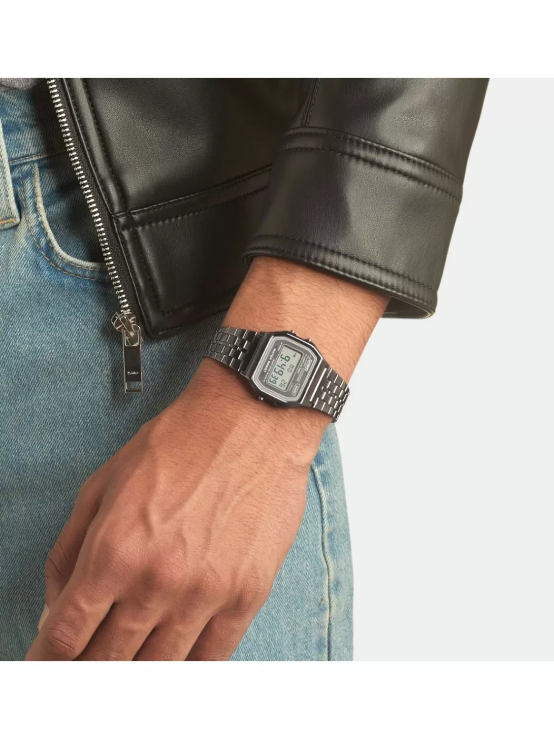 Casio Vintage Digitaluhr Anthrazit | Herrenuhren