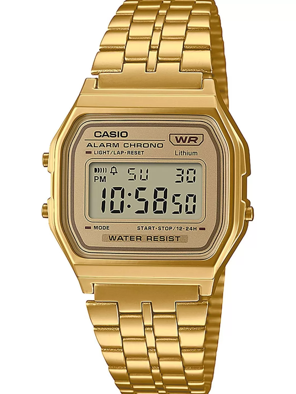 Casio Vintage Digitaluhr Goldfarben | Herrenuhren