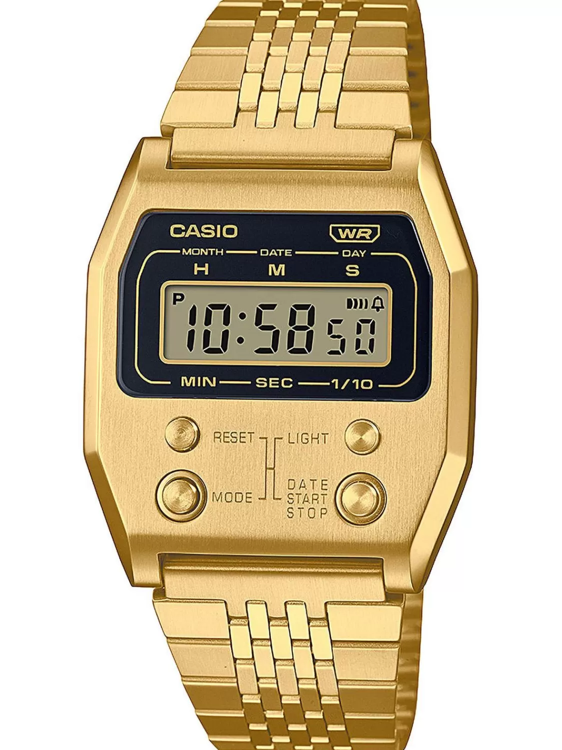 Casio Vintage Digitaluhr Goldplattiert | Herrenuhren