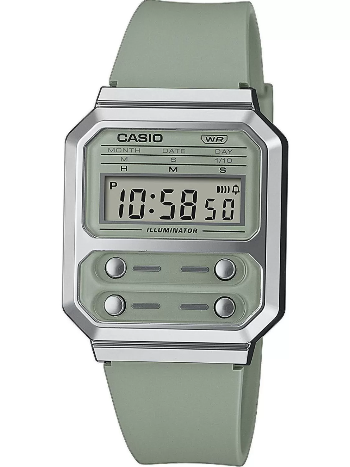 Casio Vintage Edgy Armbanduhr Khakigrun | Herrenuhren