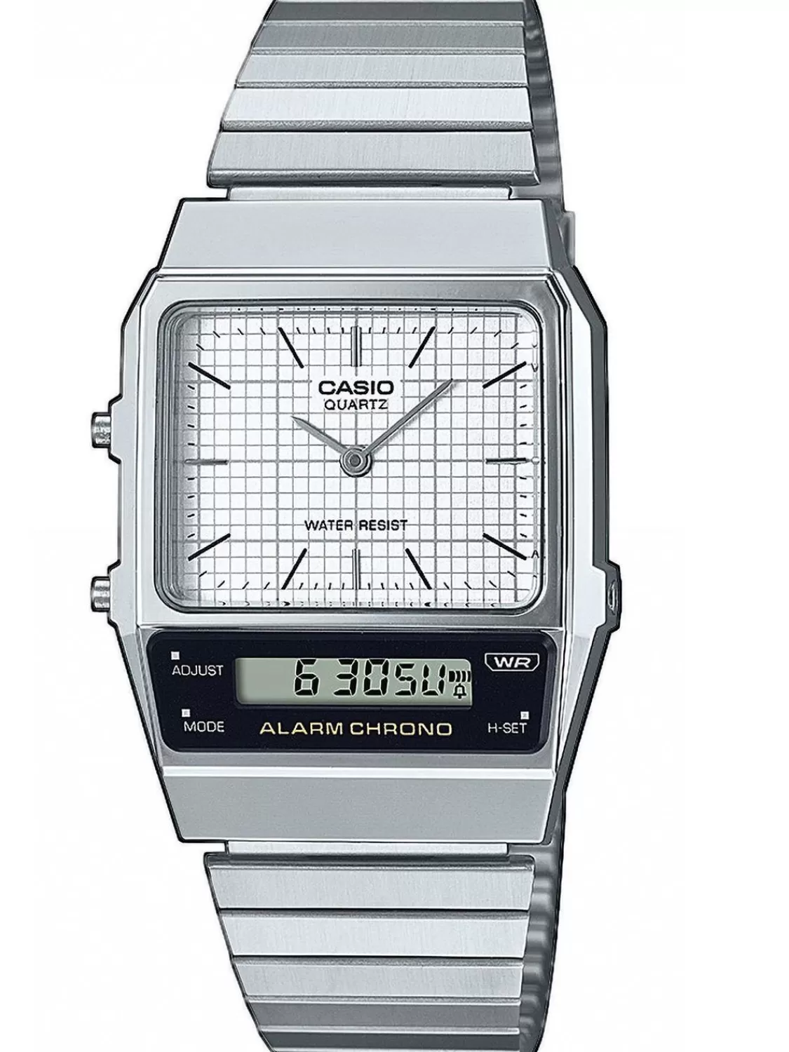 Casio Vintage Edgy Armbanduhr Weis | Herrenuhren