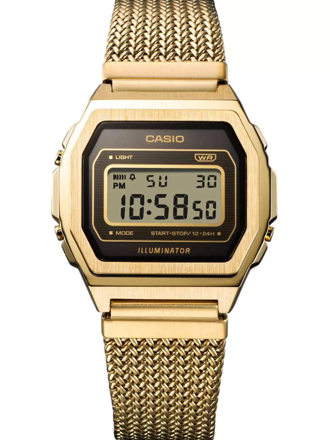 Casio Vintage Iconic Damenuhr Goldfarben/Dunkelbraun | Damenuhren