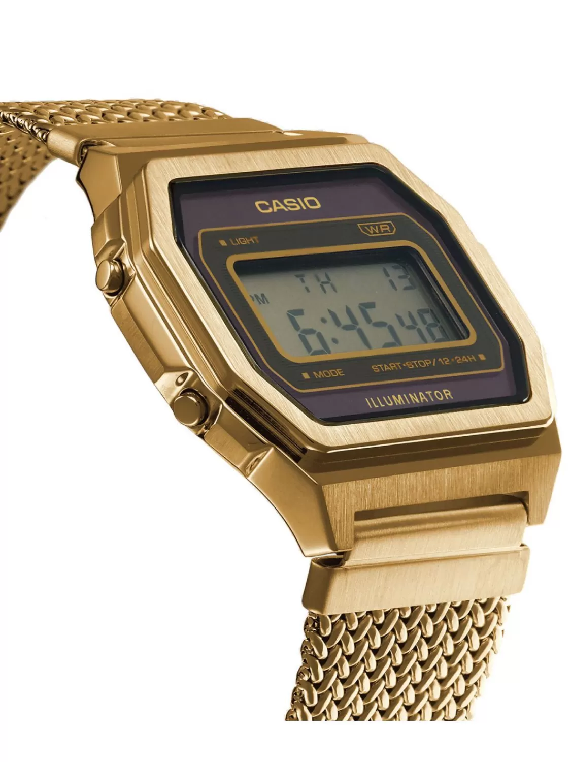 Casio Vintage Iconic Damenuhr Goldfarben/Dunkelbraun | Damenuhren