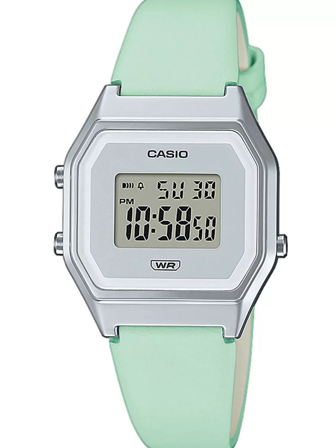Casio Vintage Mini Damenuhr Mint/Silberfarben | Damenuhren
