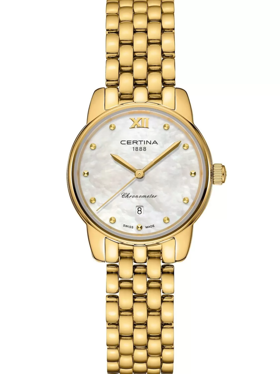 Certina Damenuhr Chronometer Ds-8 Goldfarben | Damenuhren