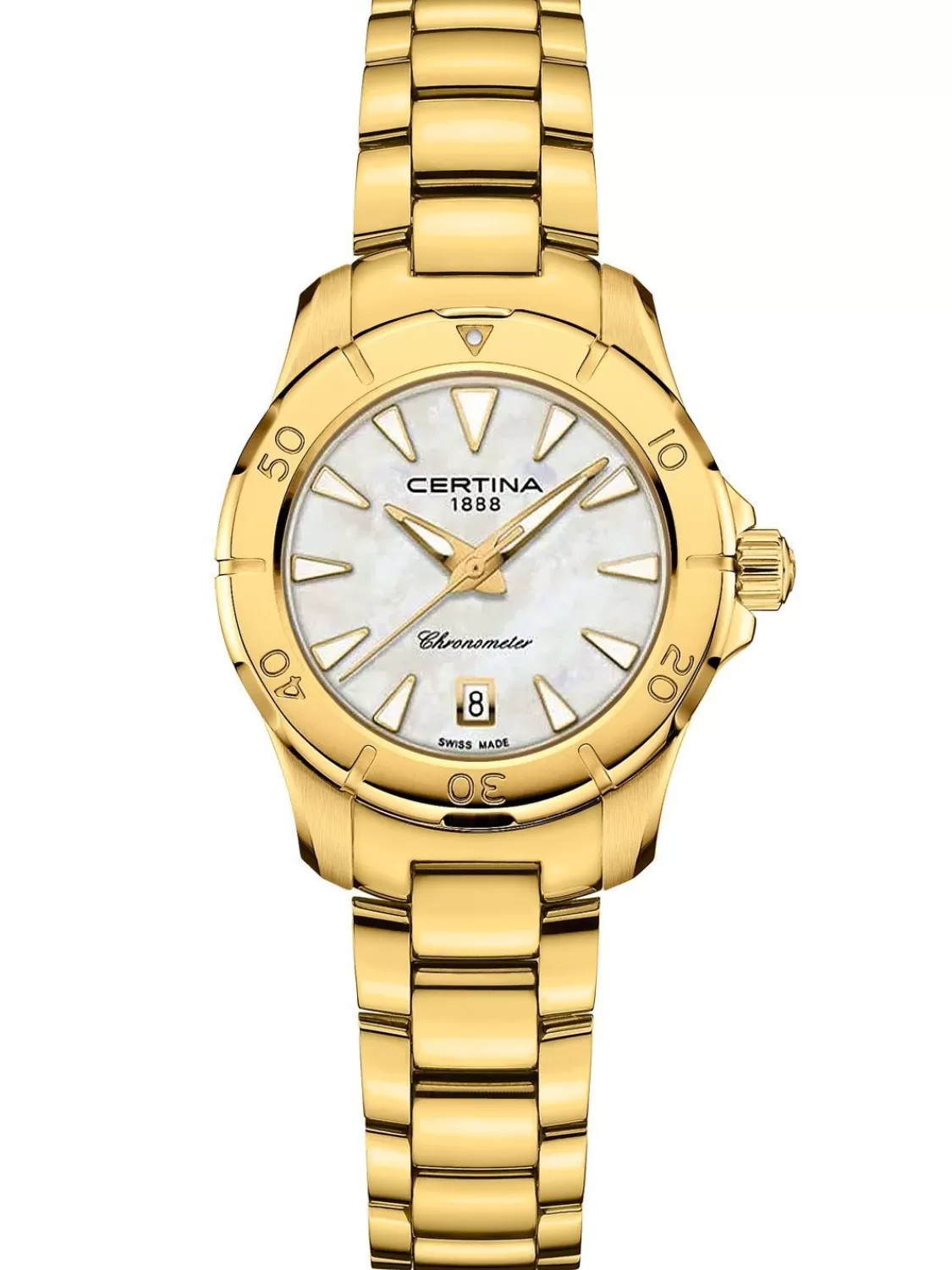 Certina Damenuhr Chronometer Ds Action Goldfarben | Damenuhren