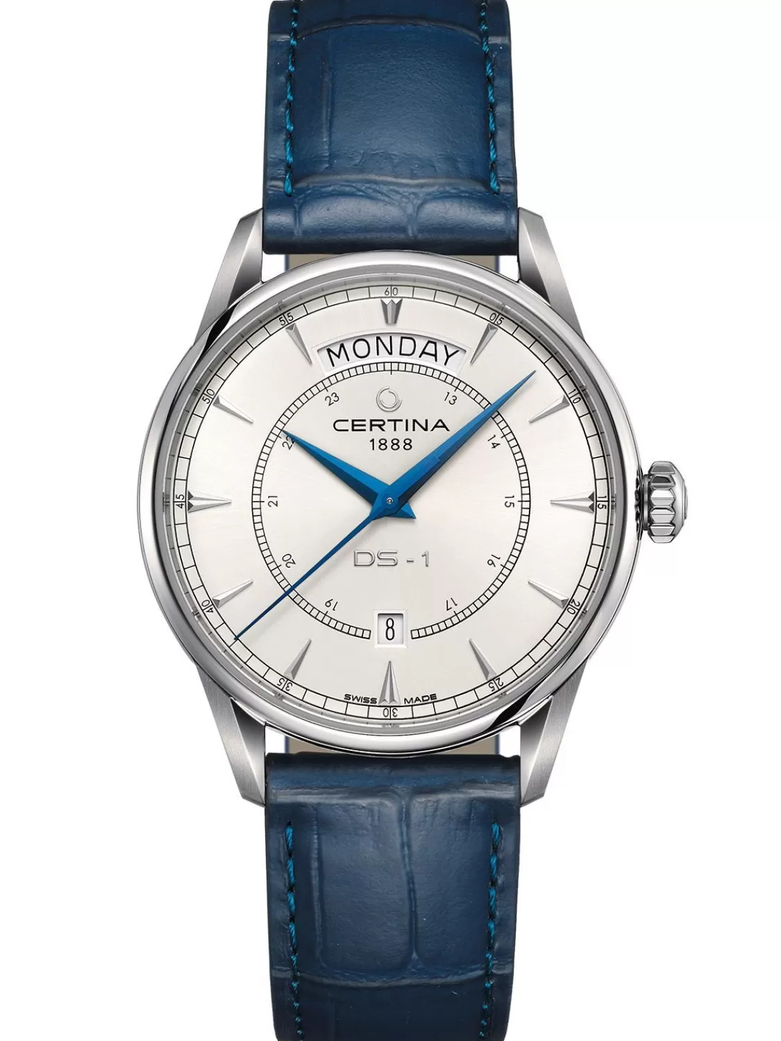 Certina Herren-Armbanduhr Automatik Ds-1 Day Date Blau | Herrenuhren