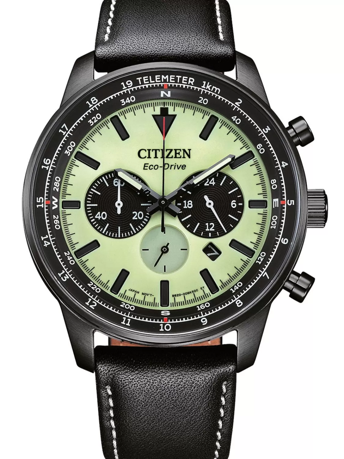 Citizen Eco-Drive Chronograph Herrenuhr Schwarz | Herrenuhren