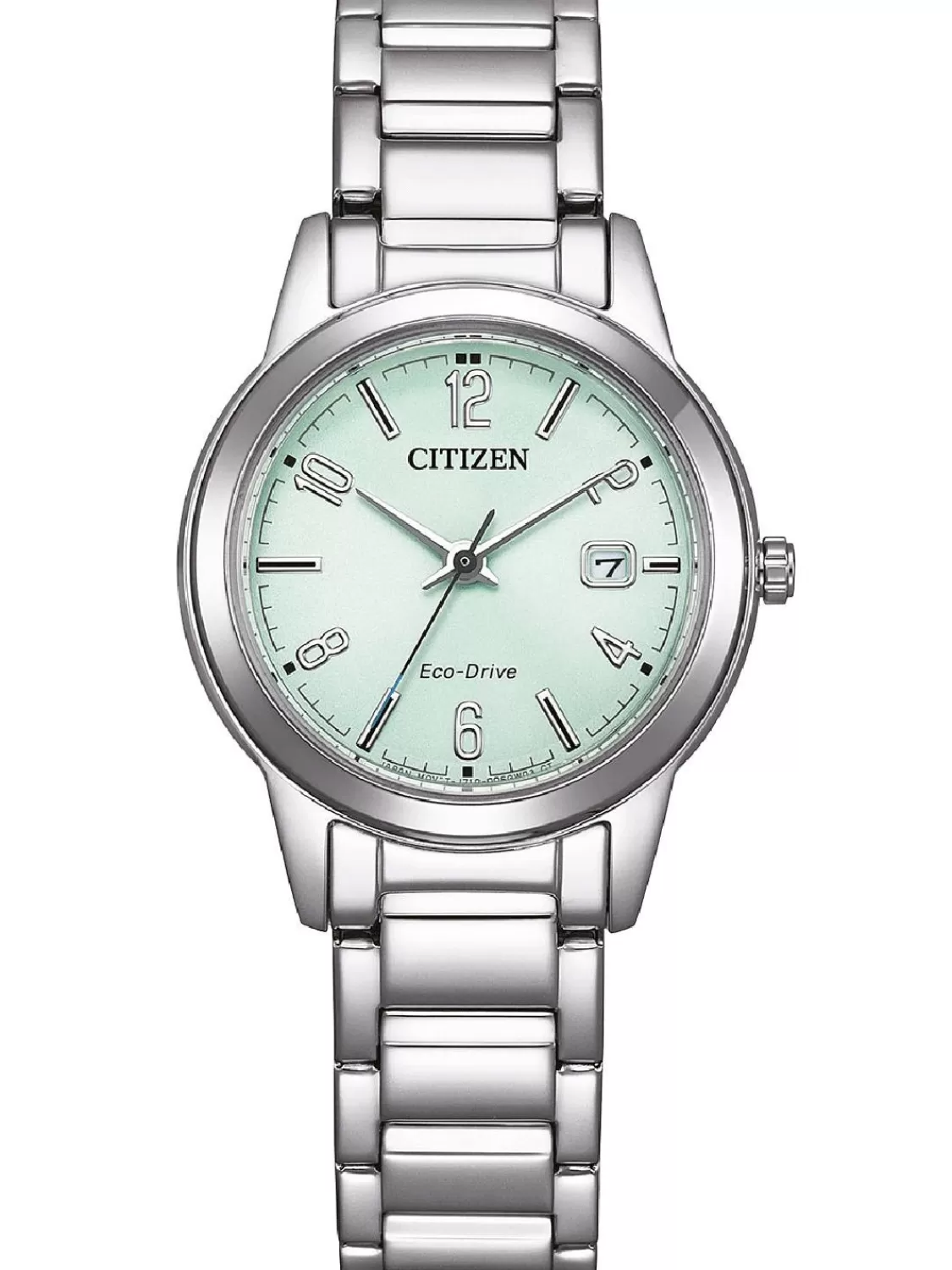 Citizen Eco-Drive Damen-Armbanduhr Stahl/Mint | Damenuhren