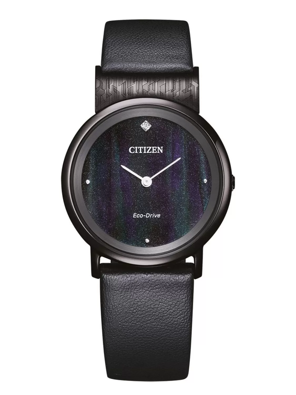 Citizen Eco-Drive Damen-Armbanduhr Titan Schwarz | Damenuhren