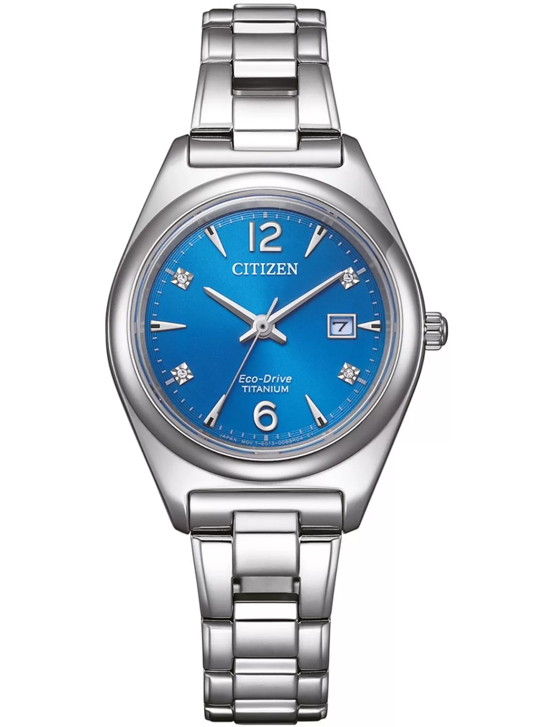 Citizen Eco-Drive Damenarmbanduhr Titan/Blau | Damenuhren