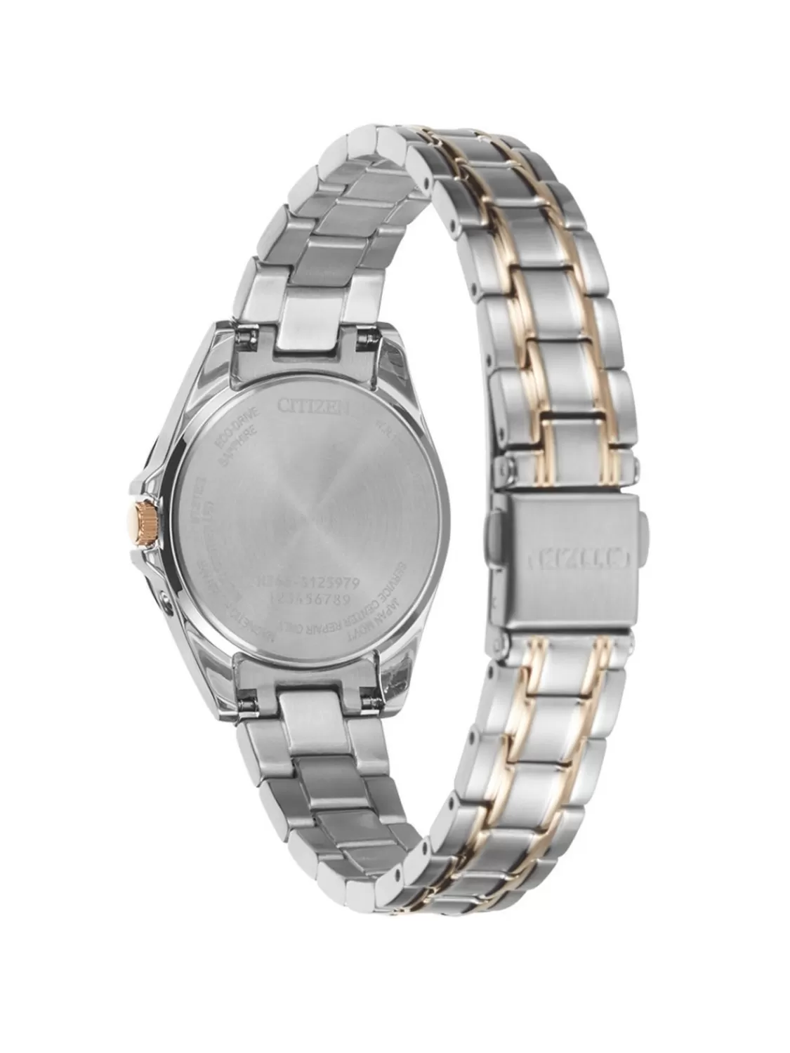 Citizen Eco-Drive Damenuhr Funk-Solar Bicolor | Damenuhren