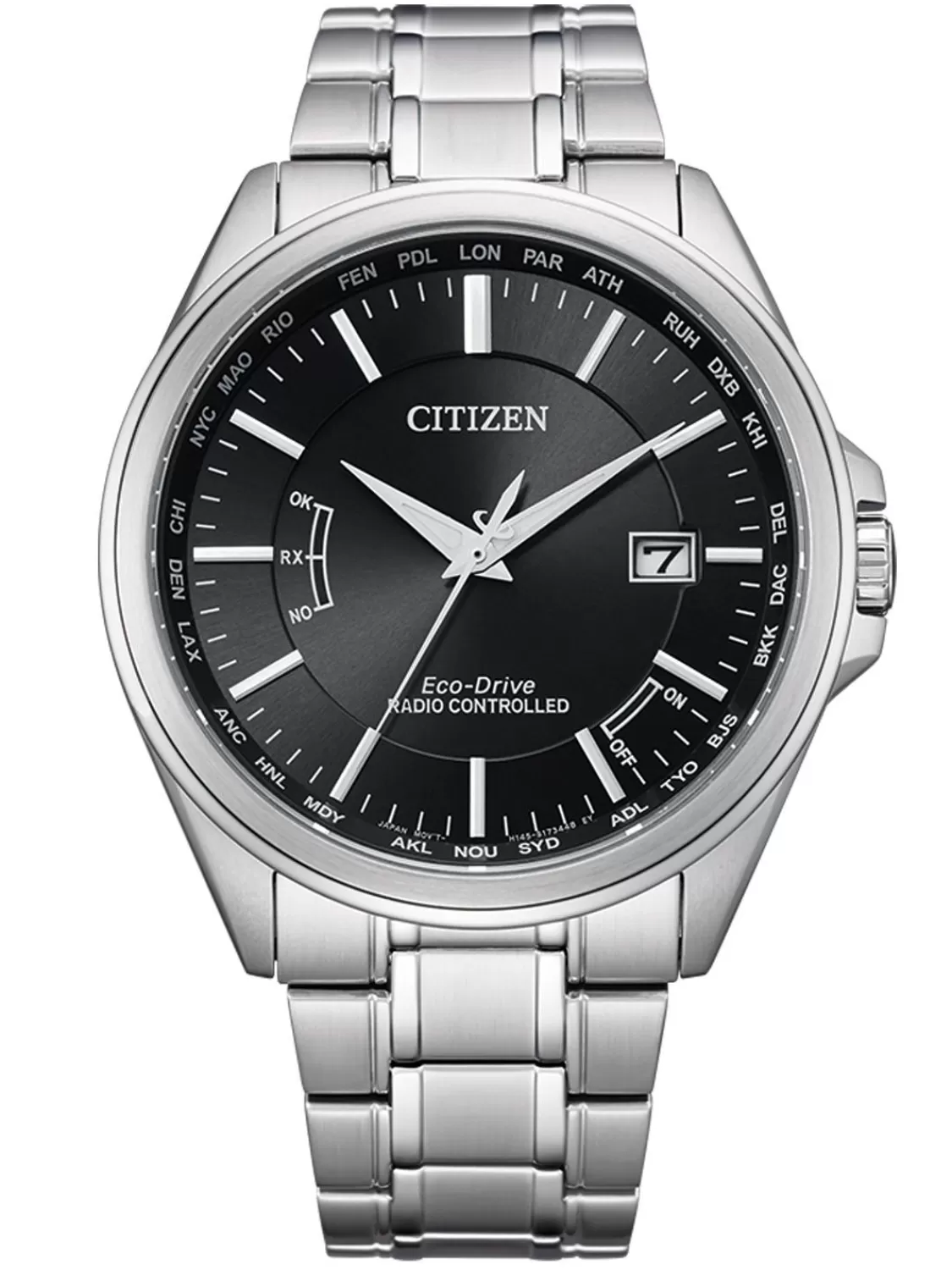 Citizen Eco-Drive Funk-Solaruhr Fur Herren Schwarz | Herrenuhren