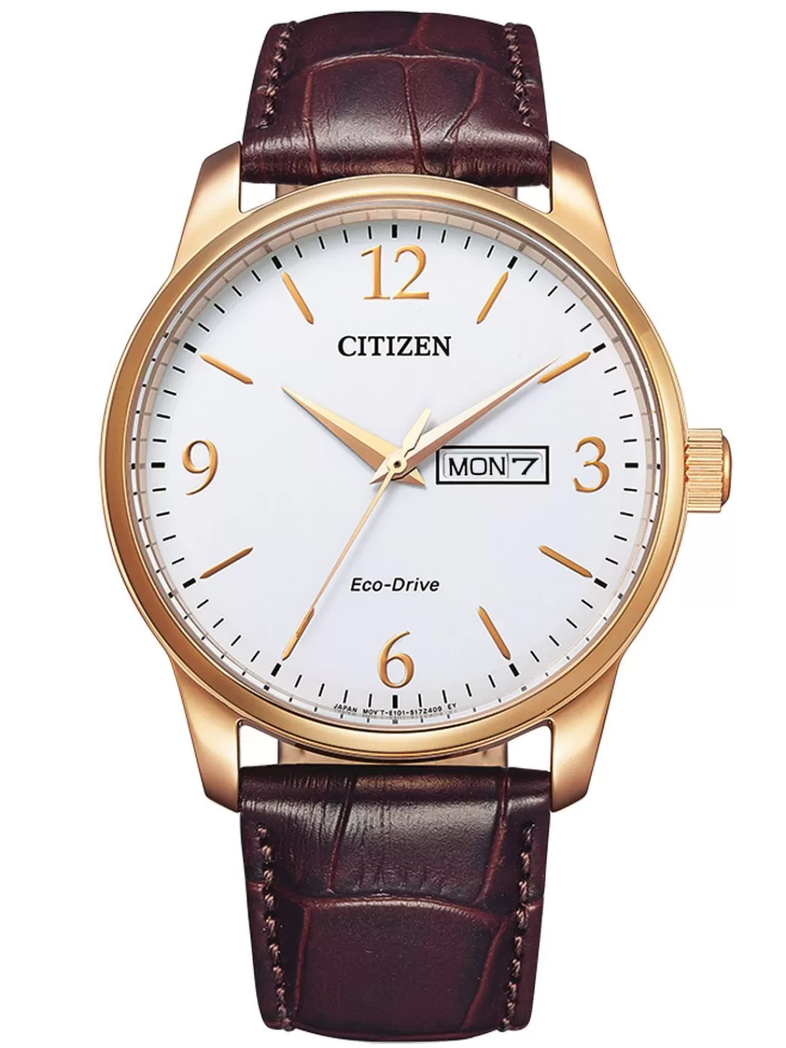 Citizen Eco-Drive Herrenuhr Braun/Rosegoldfarben | Herrenuhren