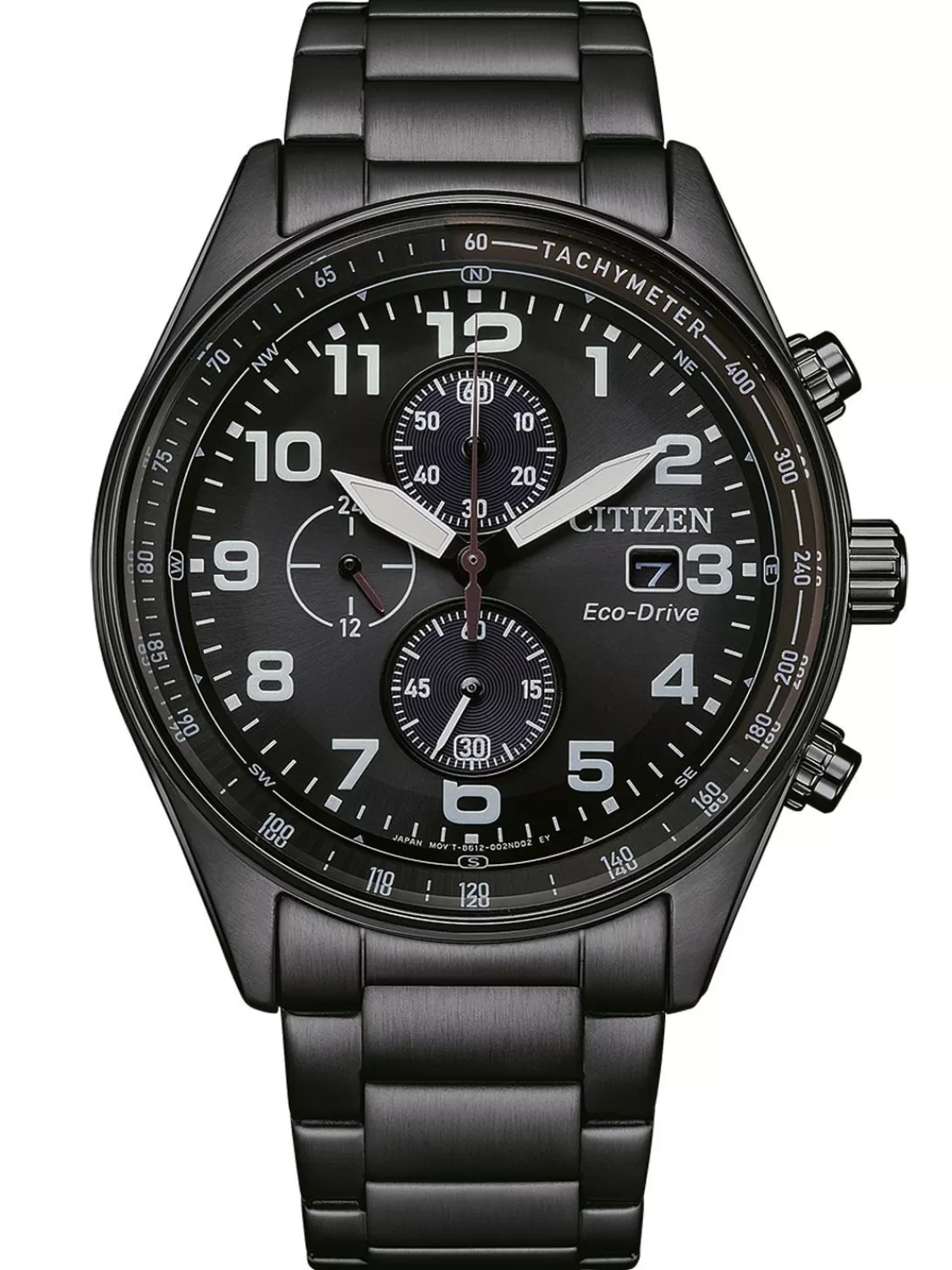 Citizen Eco-Drive Herrenuhr Chronograph Schwarz | Herrenuhren