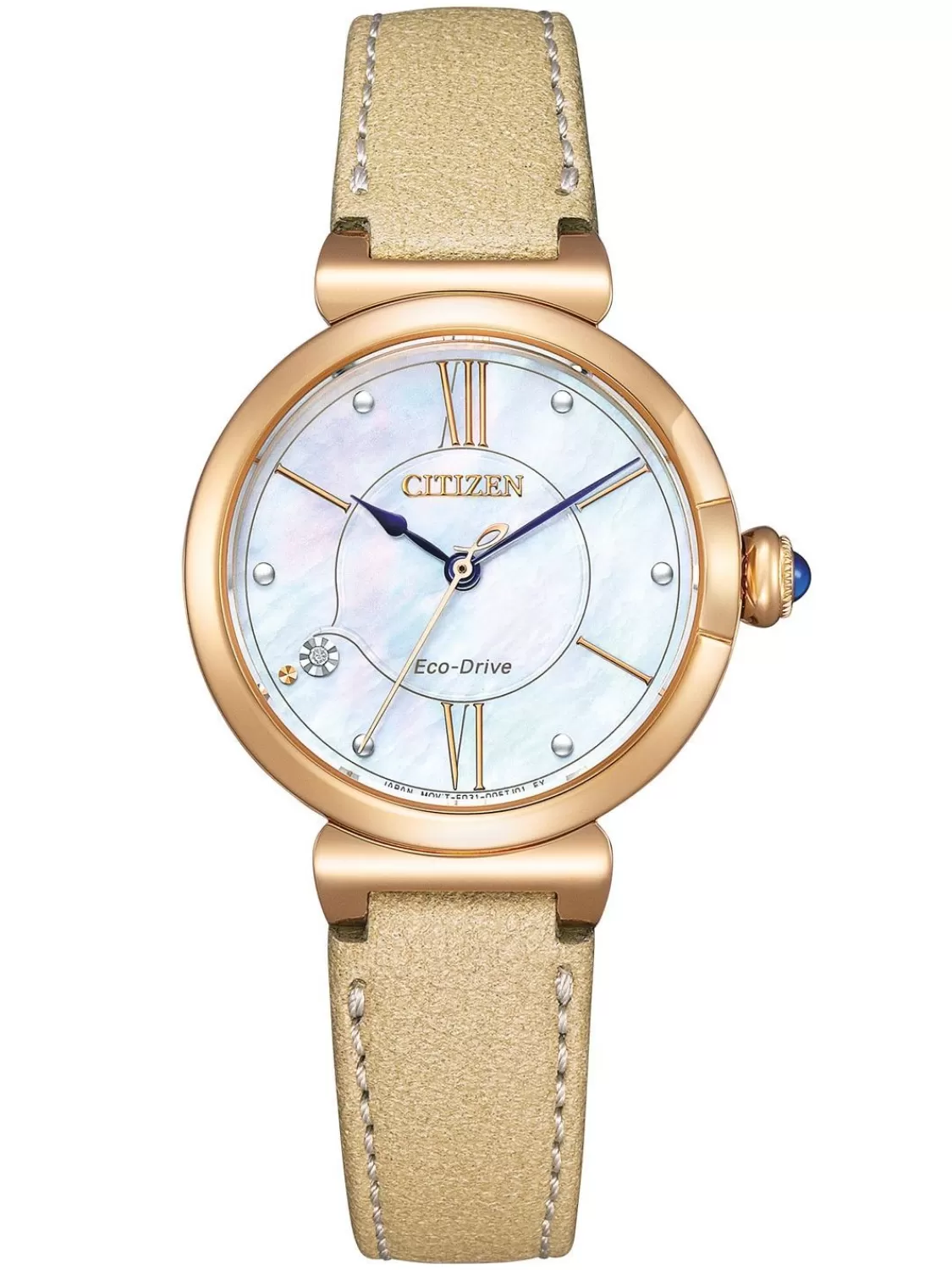 Citizen Eco-Drive Solar Damen-Armbanduhr Beige | Damenuhren