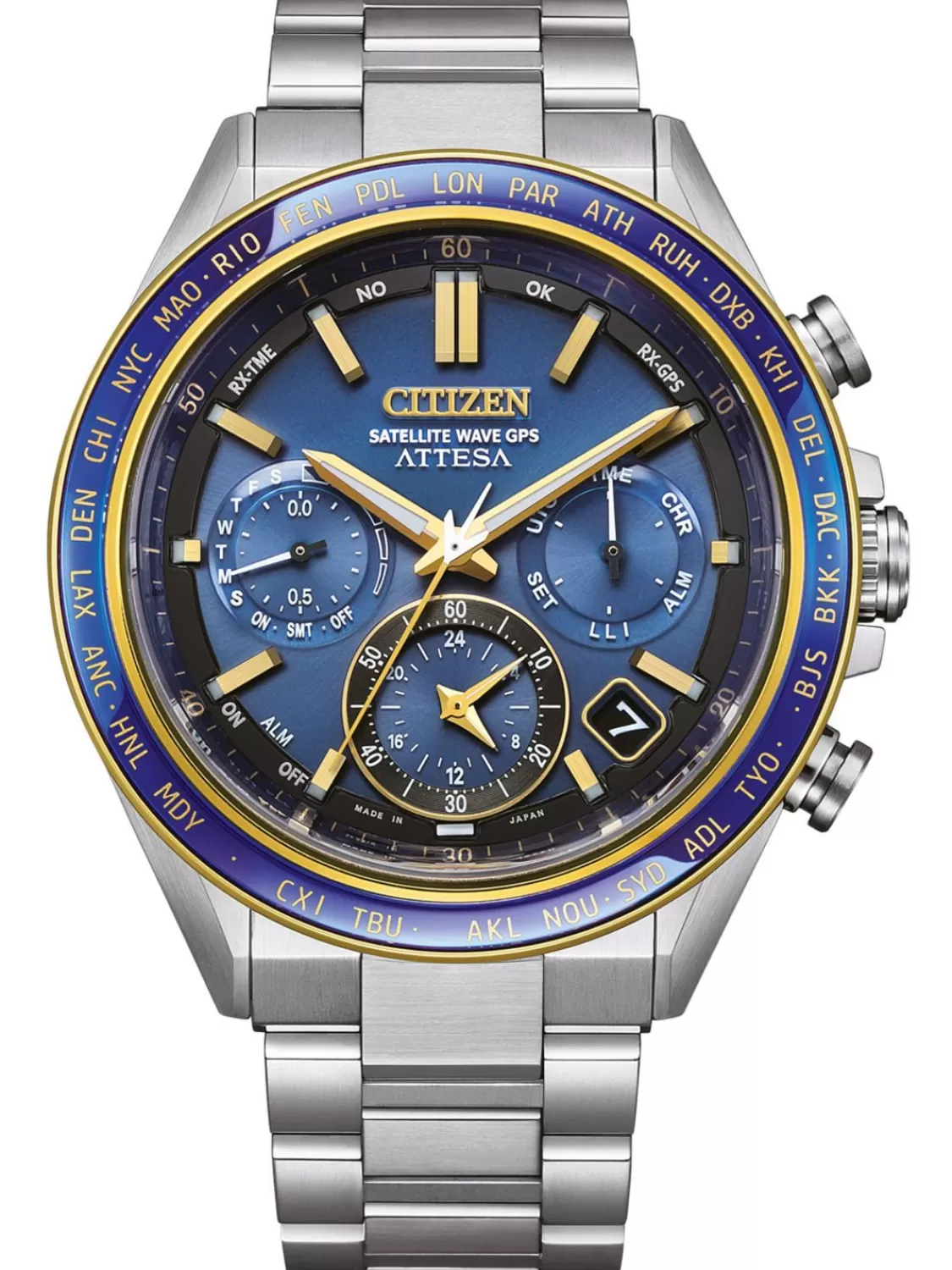 Citizen Eco-Drive Solar Herren-Funkuhr Titan Attesa Le | Herrenuhren