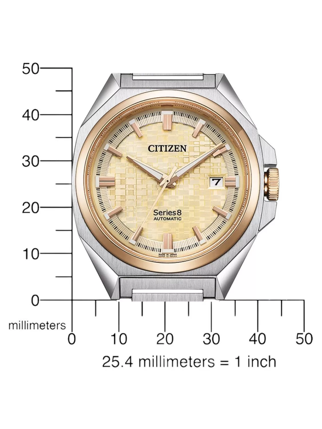 Citizen Herren-Armbanduhr Automatik Series 8 Bicolor | Herrenuhren