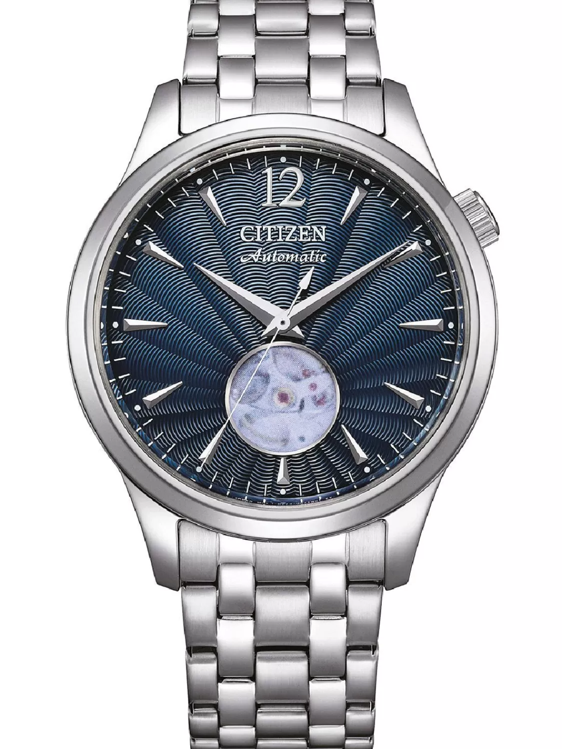 Citizen Herren-Armbanduhr Automatik Stahl/Blau | Herrenuhren