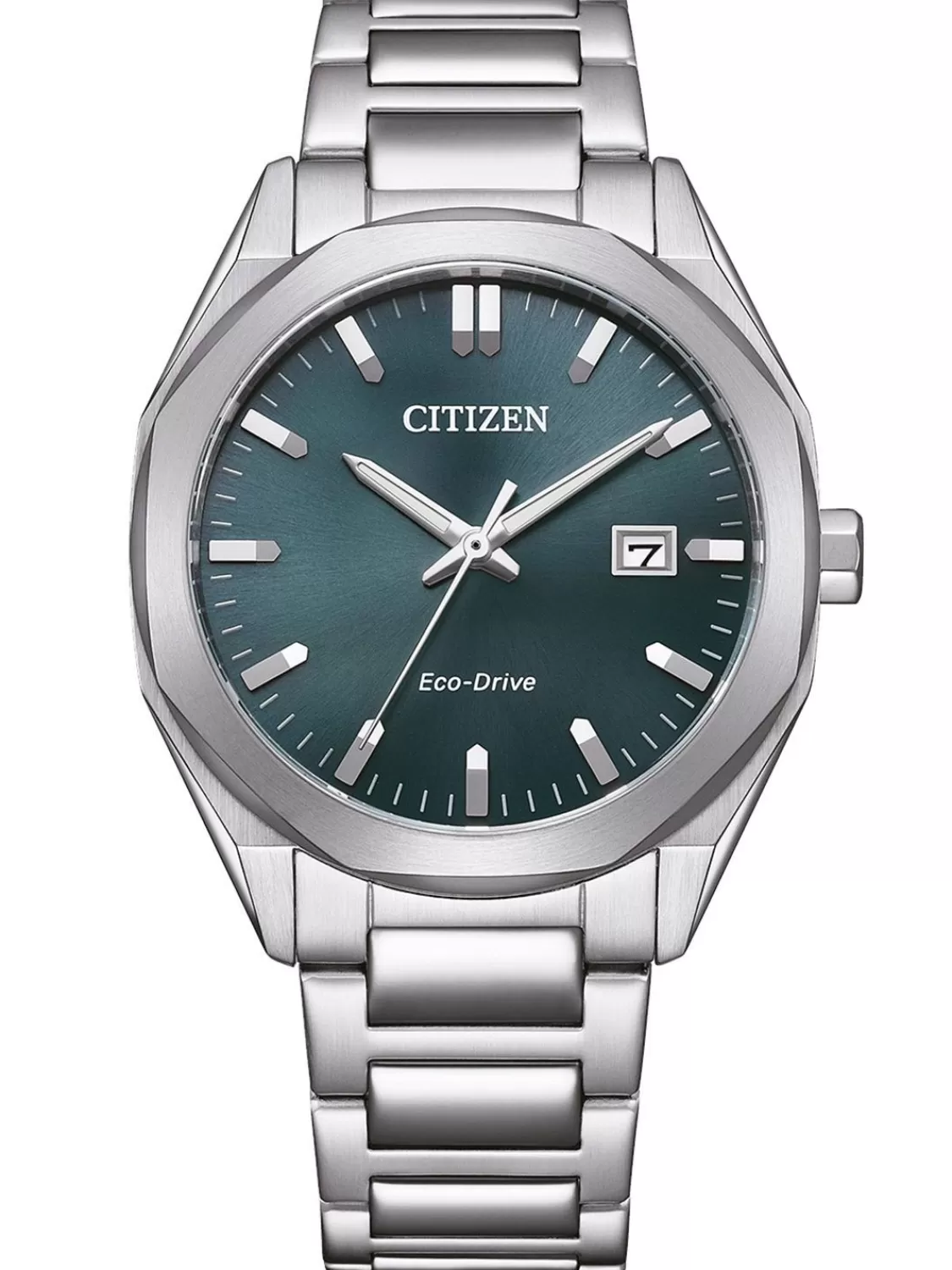 Citizen Herren-Armbanduhr Eco-Drive Solar Stahl/Petrol | Herrenuhren