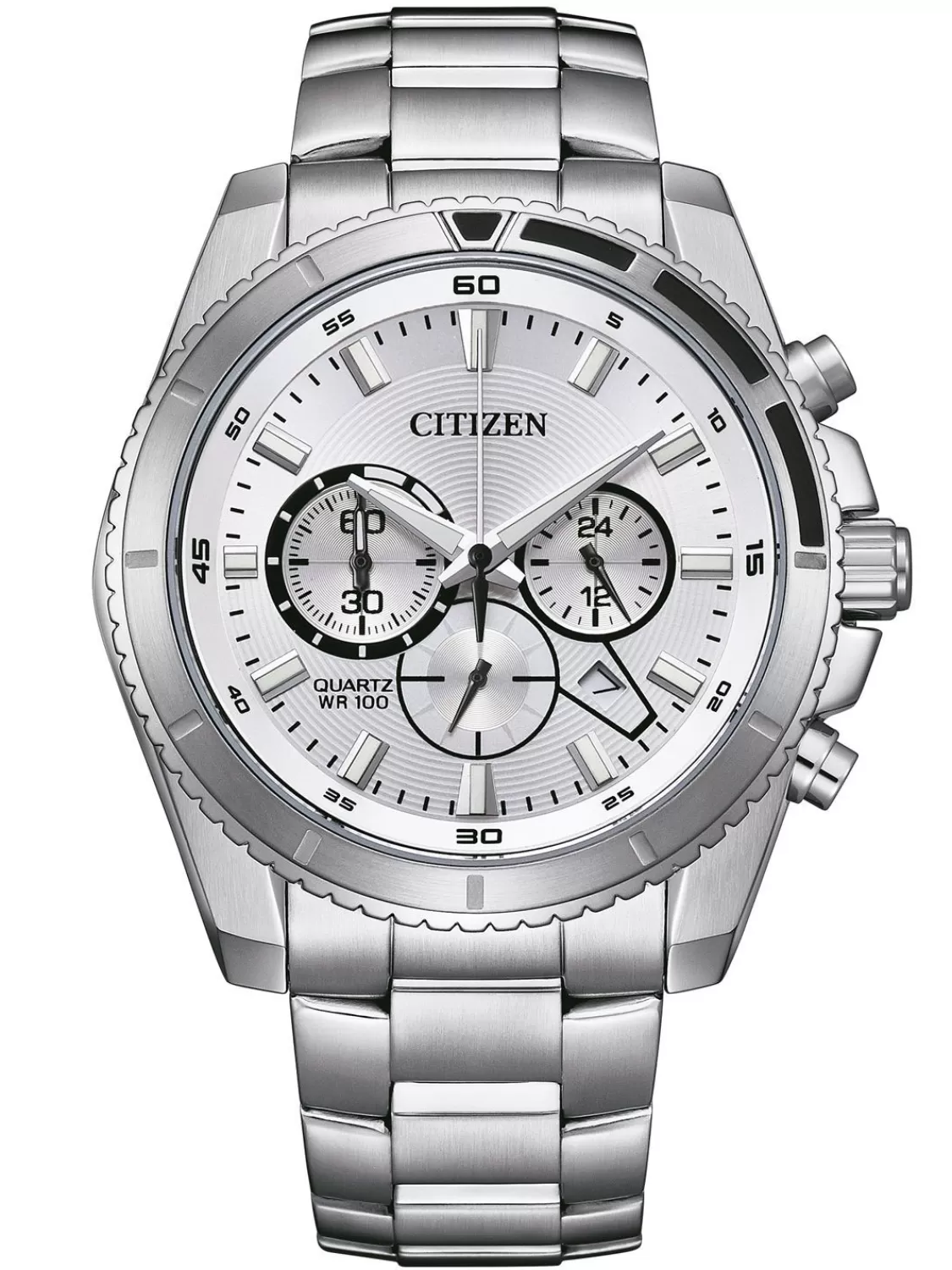 Citizen Herrenuhr Chronograph Stahl/Silberfarben | Herrenuhren