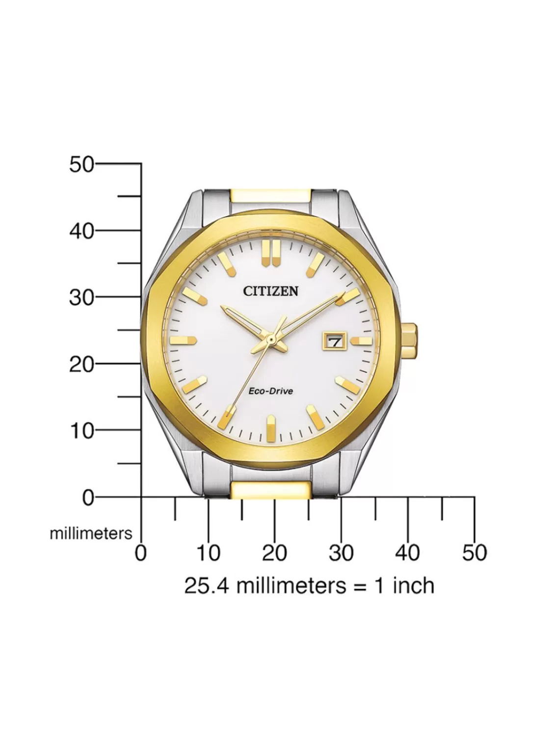 Citizen Herrenuhr Eco-Drive Solar Bicolor/Weis | Herrenuhren