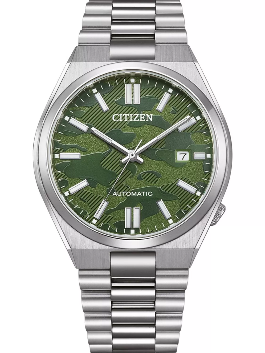 Citizen Herrenuhr Tsuyosa Automatik Stahl/Grun | Herrenuhren