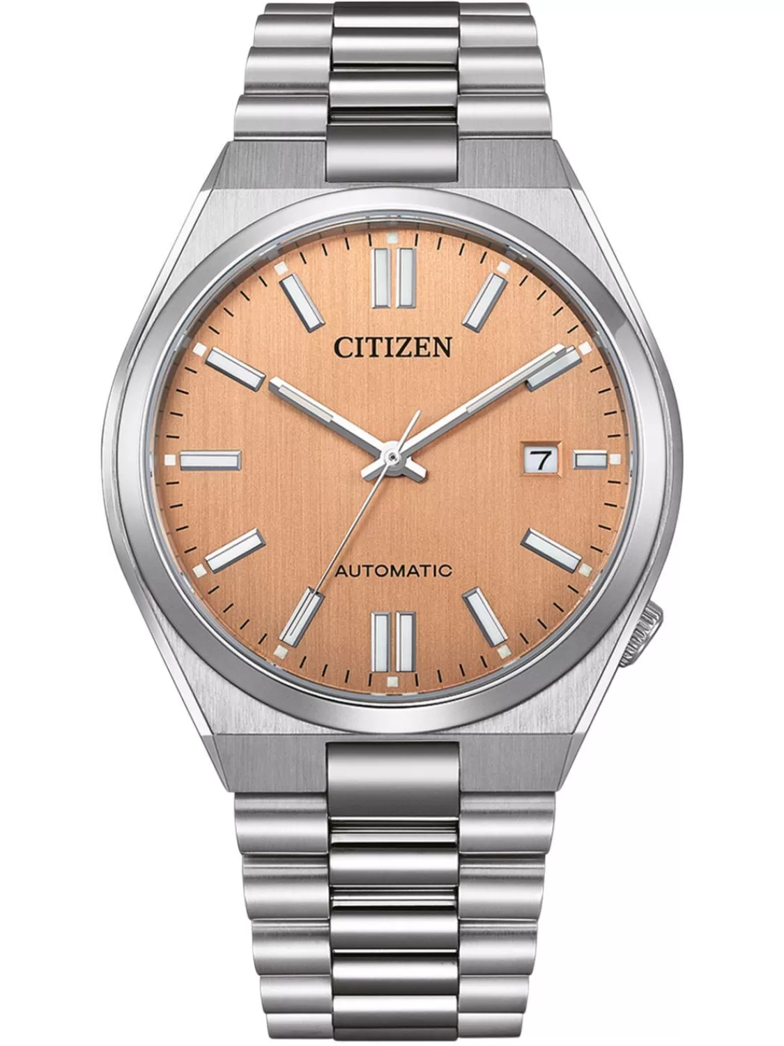 Citizen Herrenuhr Tsuyosa Automatik Stahl/Peach | Herrenuhren