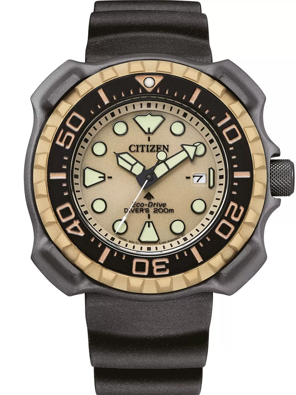 Citizen Promaster Eco-Drive Herren-Taucheruhr Titan/Beige | Herrenuhren