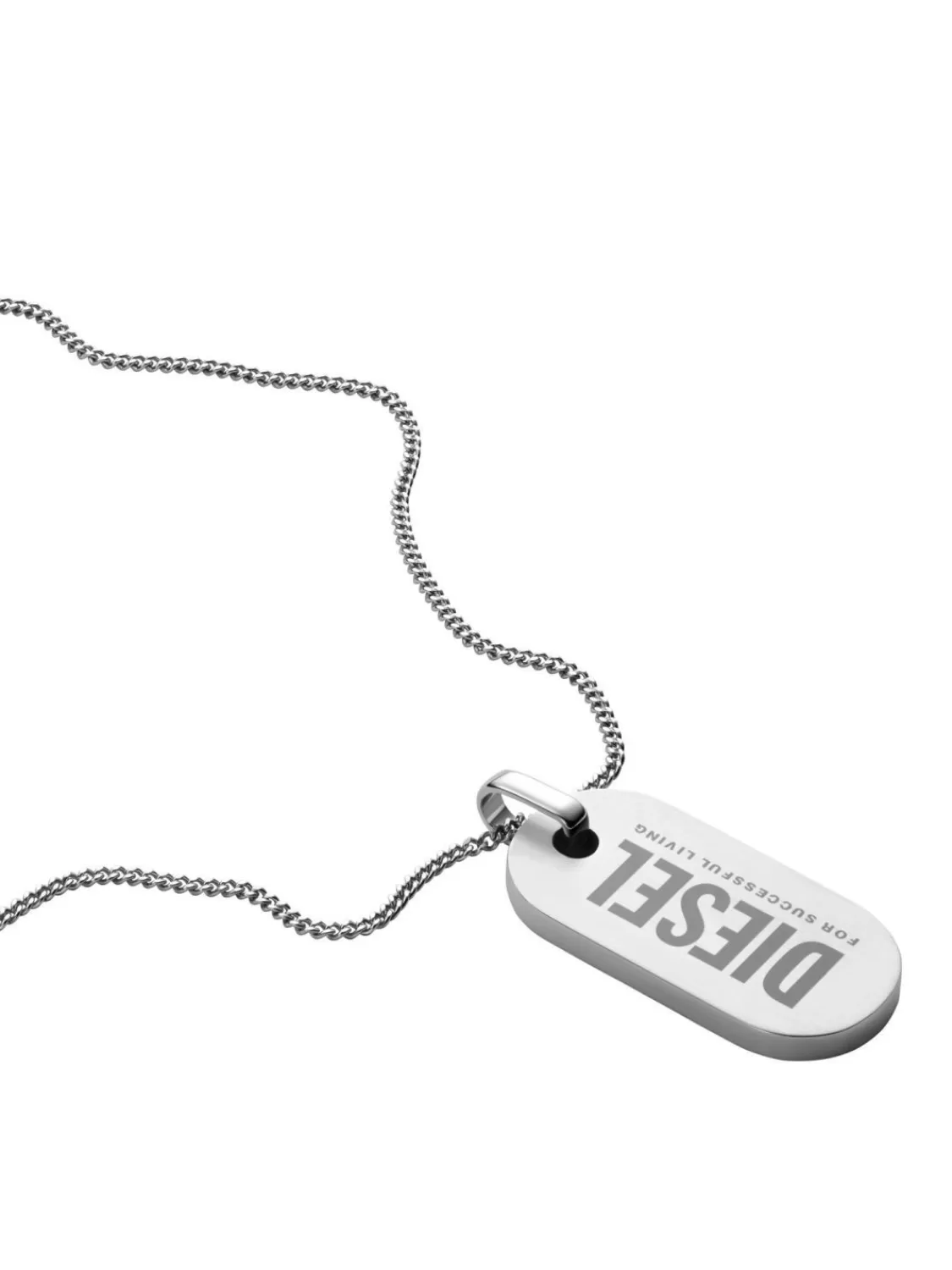 Diesel Herren-Kette Panzerkette Mit Dog Tag Anhanger | Herrenschmuck