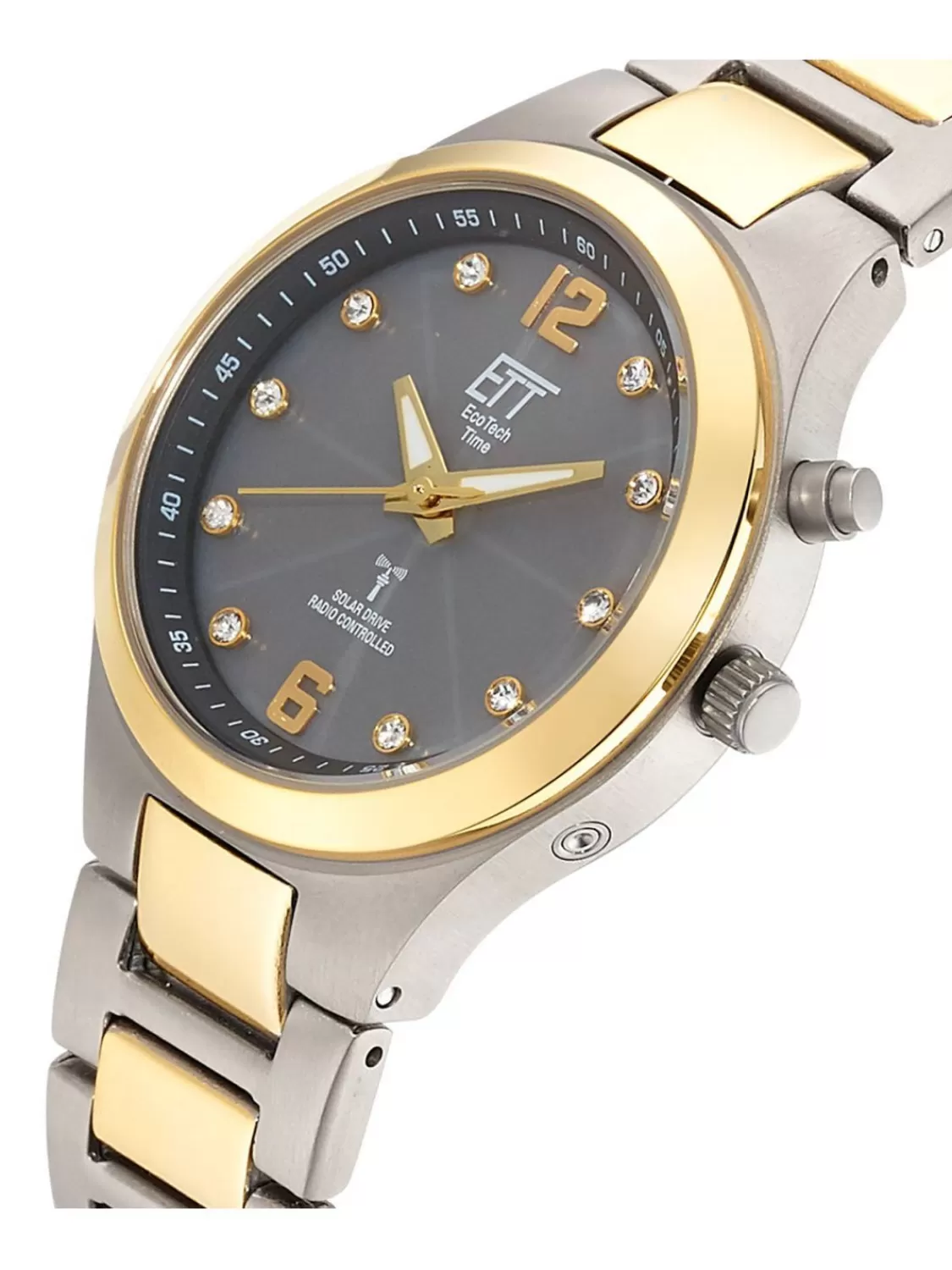 ETT Eco Tech Time Funk-Solar Damenuhr Everest Titan Bicolor | Damenuhren