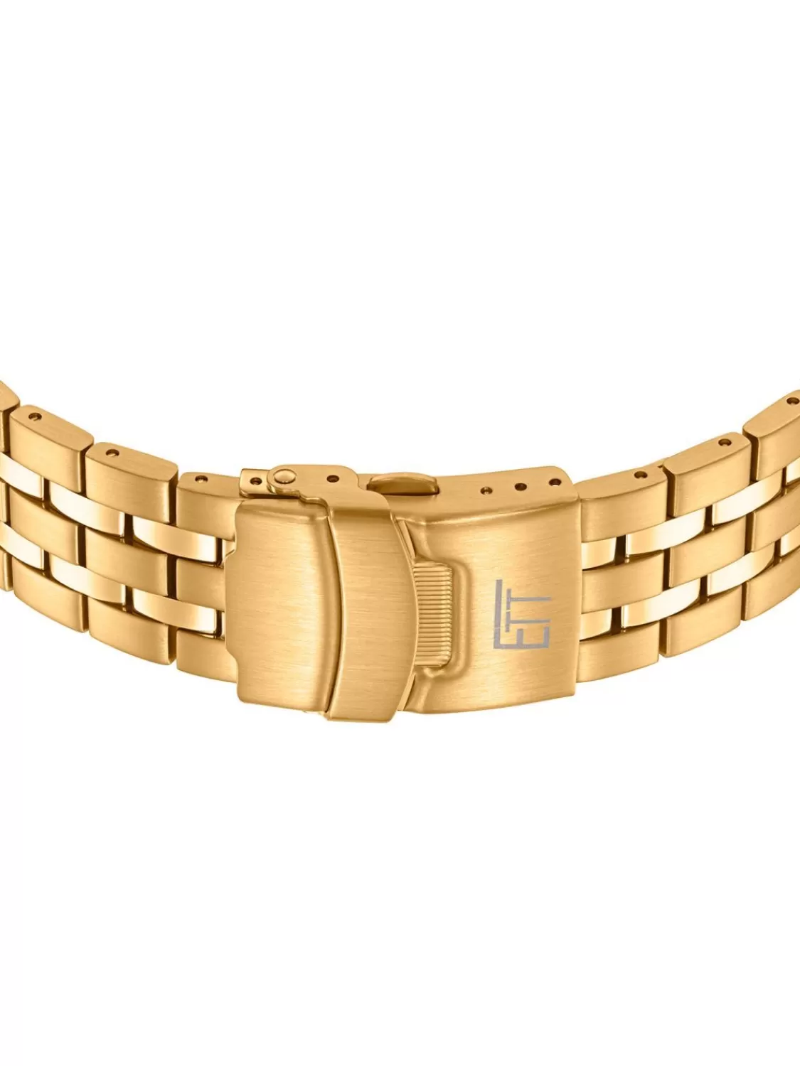 ETT Eco Tech Time Herren Funk-Solaruhr Professional 2 Bander Goldfarben | Herrenuhren