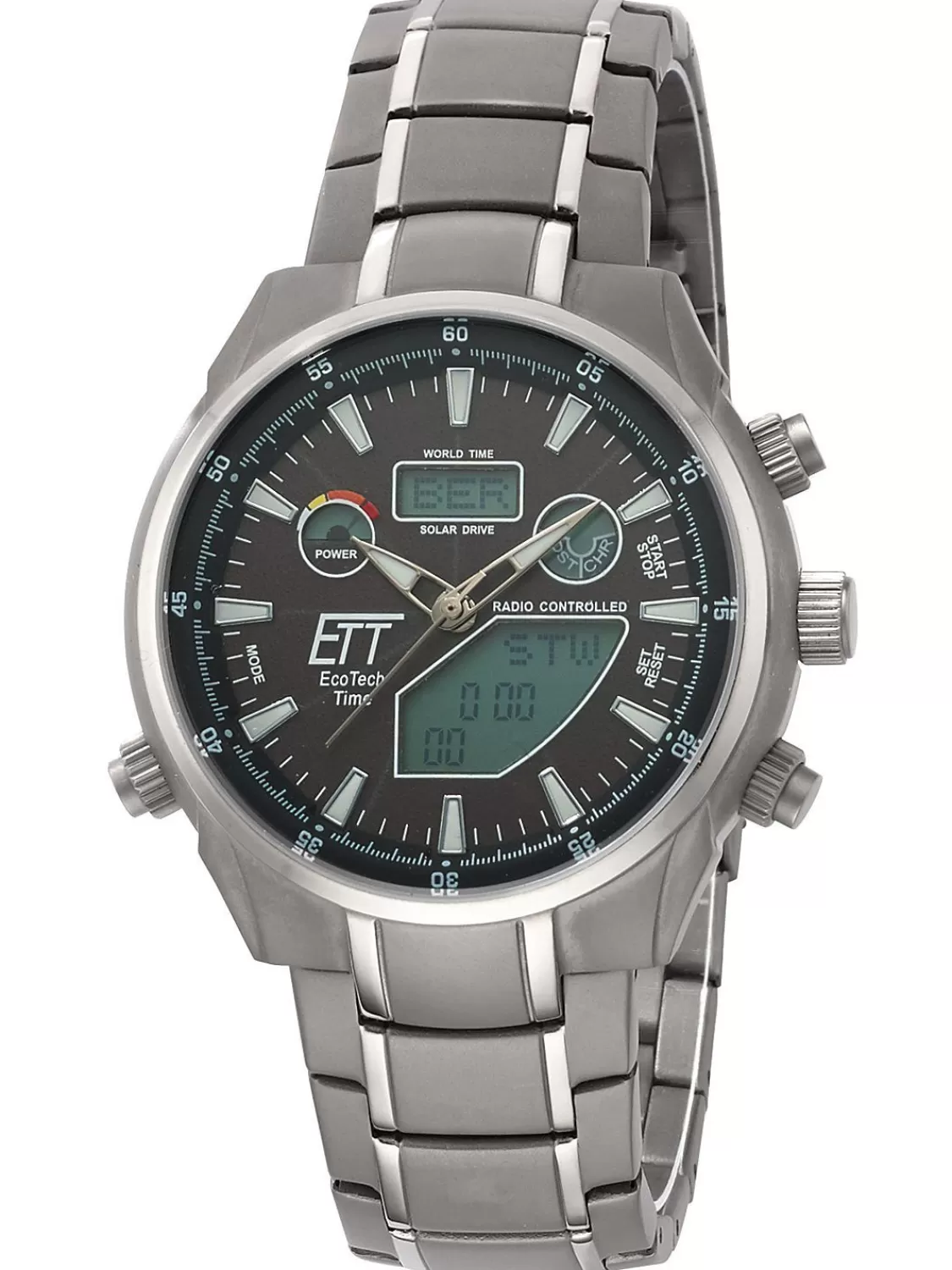 ETT Eco Tech Time Solar Drive Herren-Funkuhr Aquanaut Ii | Herrenuhren